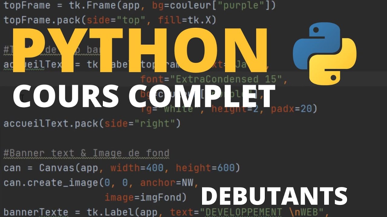 Apprendre Python : Cours Complet pour Débutants 🐍
