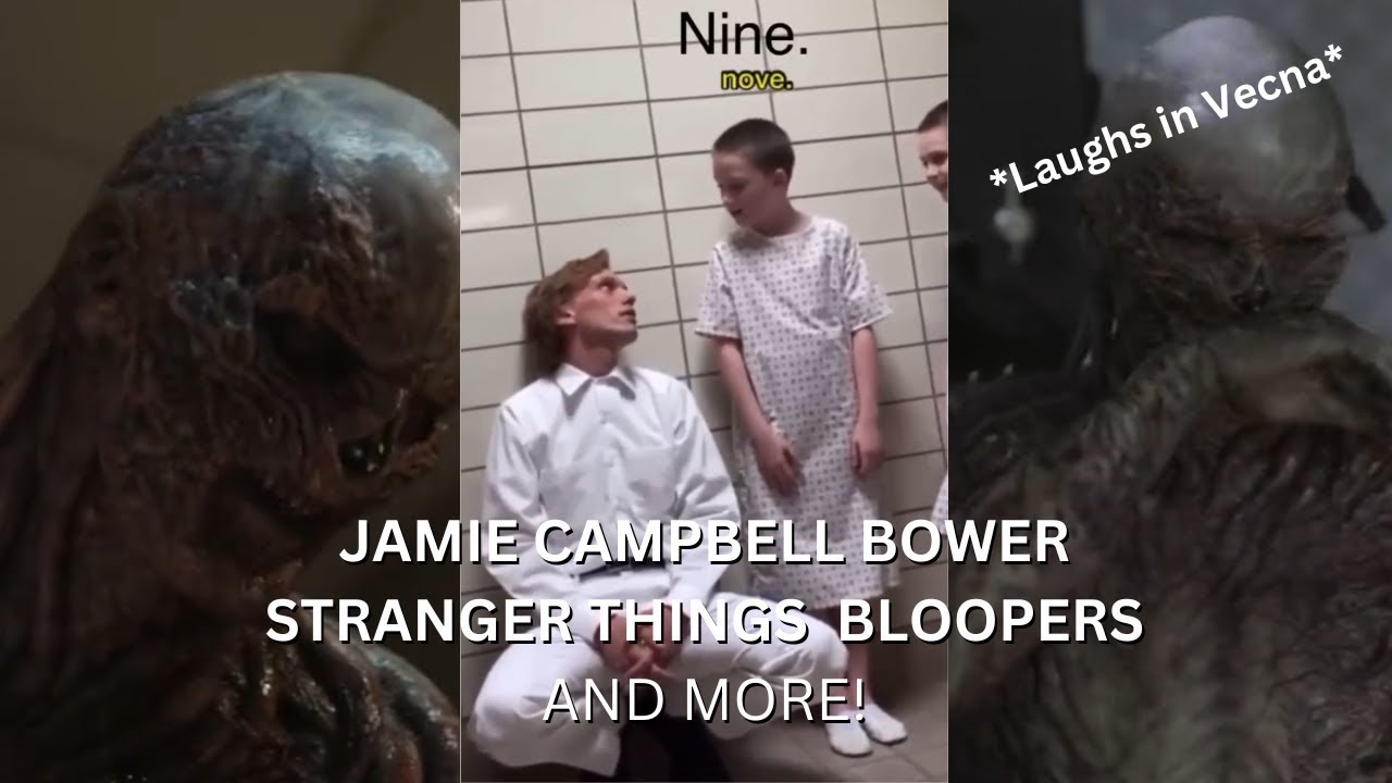 Jamie Campbell Bower Behind-the-Scenes & Bloopers from Stranger Things π¬