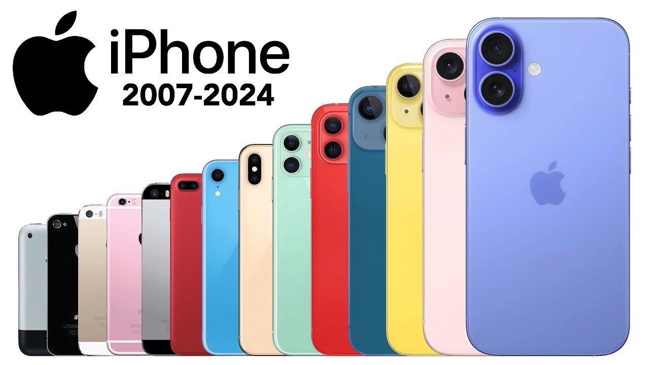 iPhone Evolution 2007-2024 in 4K 📱