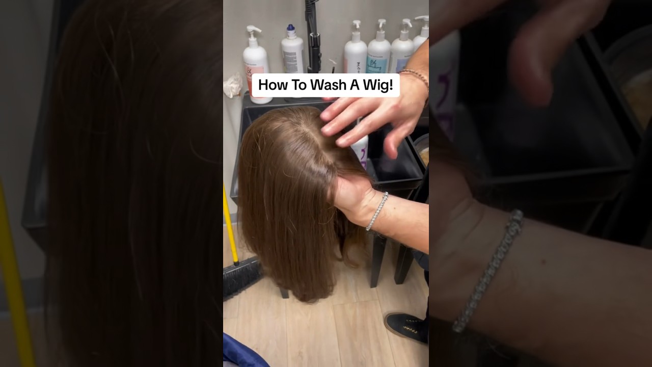 How to Wash a Human Hair Wig Properly
