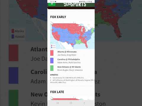NFL Week 14 2024 TV Coverage Map Update Fox Early