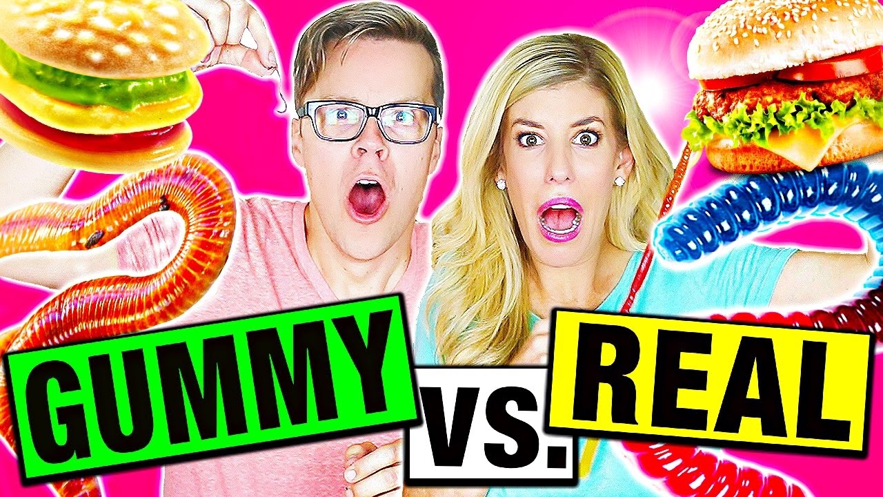 Gummy vs. Real Food Challenge! 🥢