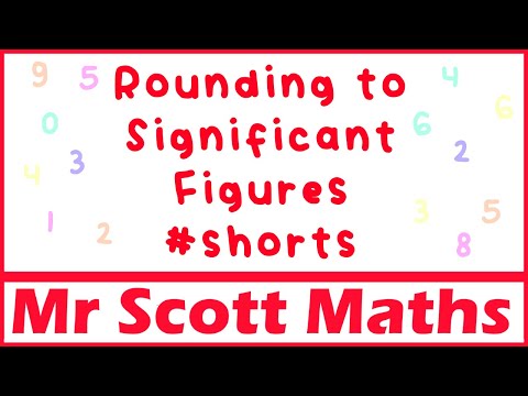Rounding to Significant Figures | Rounding to 1 Significant Figure #shorts
