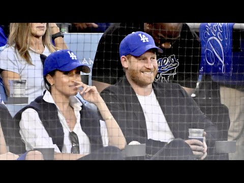 Harry and Meghan ‘sensationally booed’ by crowd on the Jumbotron at Dodgers game