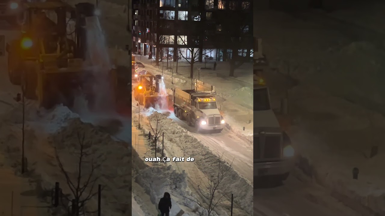 Le déneigement à Montréal : Une réalité hivernale