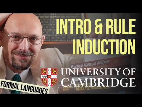 Formal languages and rule induction (Discrete Mathematics: Formal Languages and Automata)