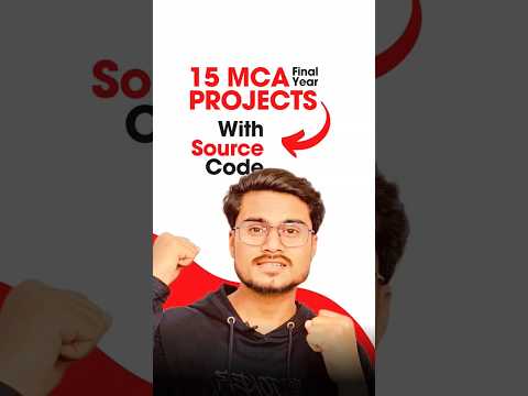 MCA Final Year Projects: #shorts #mca #finalyearproject
