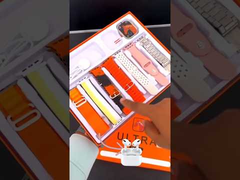 7+1 ultra smartwatch with earbuds 🔥#shorts #ultra