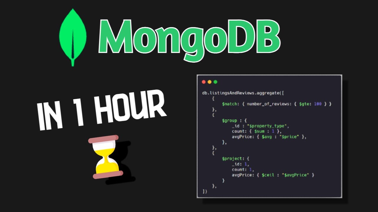 MongoDB Crash Course 2023 📚