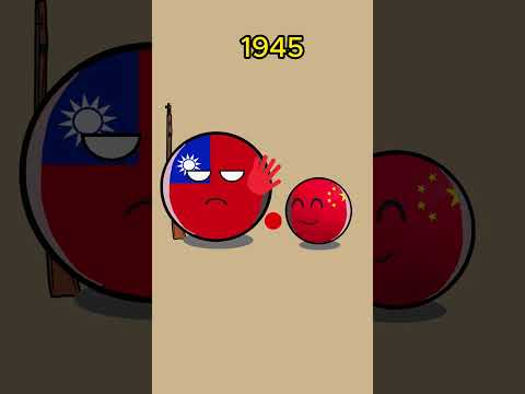 Chinese civil war 1927-1949 #countryballs #china #civil #1949 #history #taiwan
