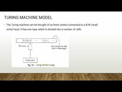 FLAT- Formal Language and Automata Theory- TE CSE-IT- Introduction to Turing Machine