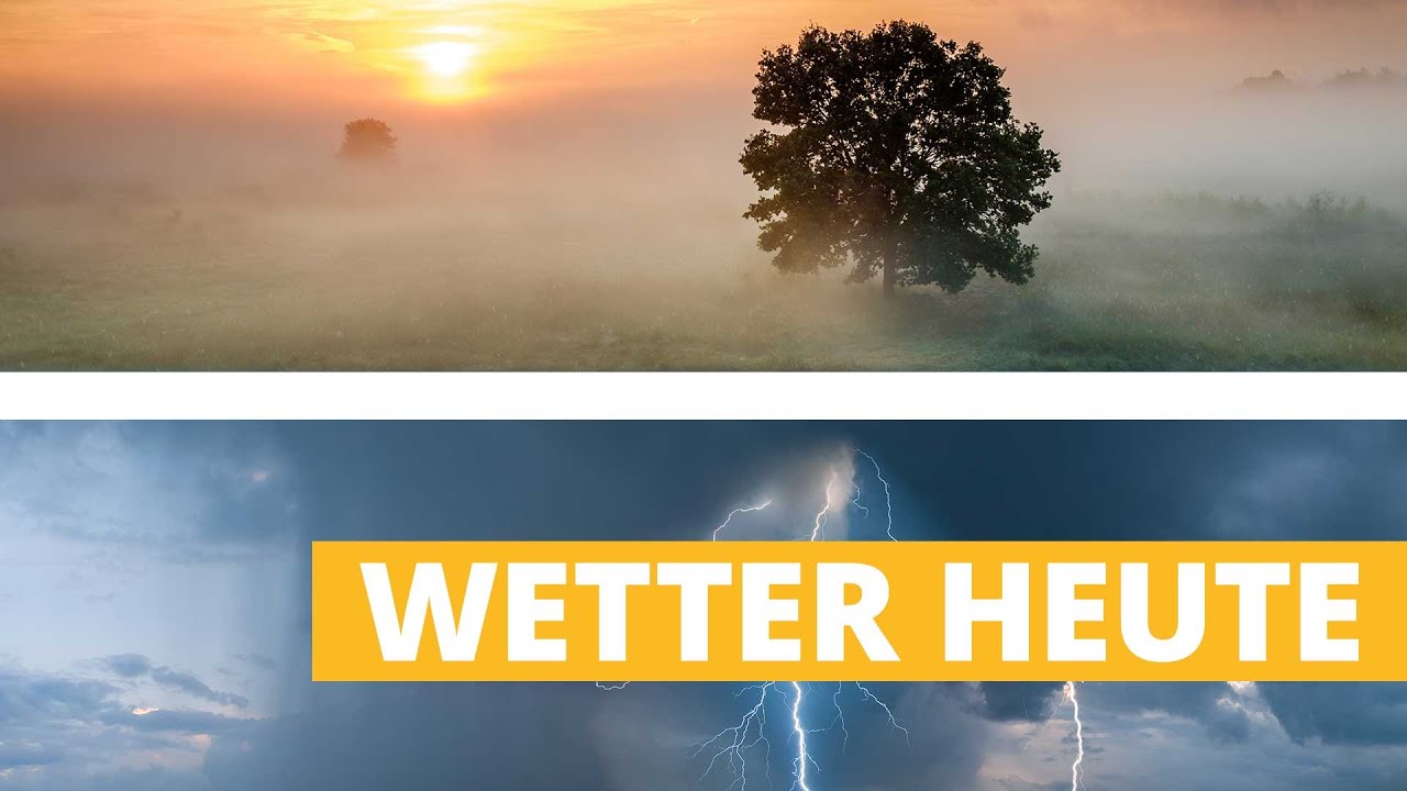 Wetter heute: Hochnebel bis Gewitter in Deutschland 🌧️