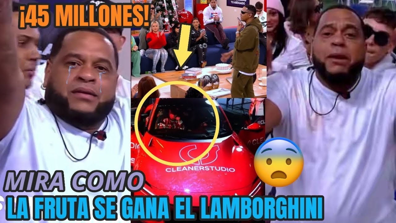 La Fruta Llora de Emoción al Ganar un Lamborghini 😮