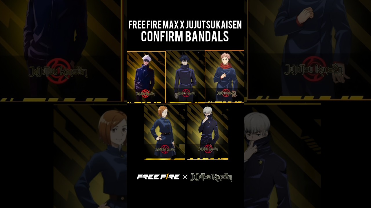 Free Fire Max x Jujutsu Kaisen Collab Confirmed 🔥