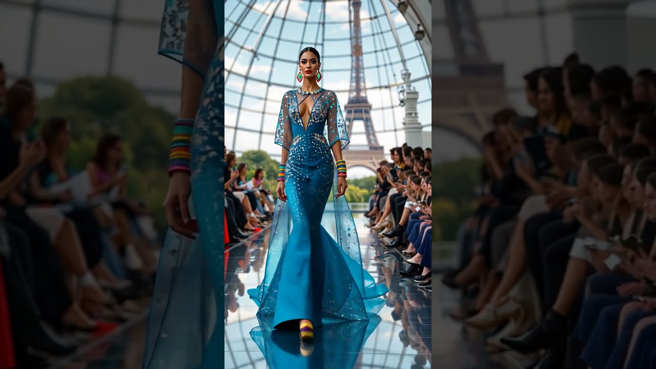 Disco Meets Delhi: 70s Glamour & Indian Couture Collide at Paris Fashion Week ✨