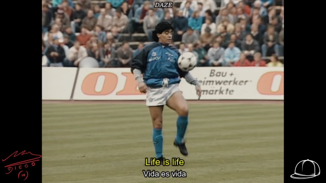 Opus - Live Is Life | Maradona's Epic 1989 Warm-Up Before Bayern Match ⚽
