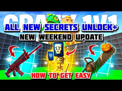 CRAZY 1V1 FFA ALL GUNS & RIDES MAP FORTNITE CREATIVE - FIND ALL NEW SECRETS LOCATIONS PART 33