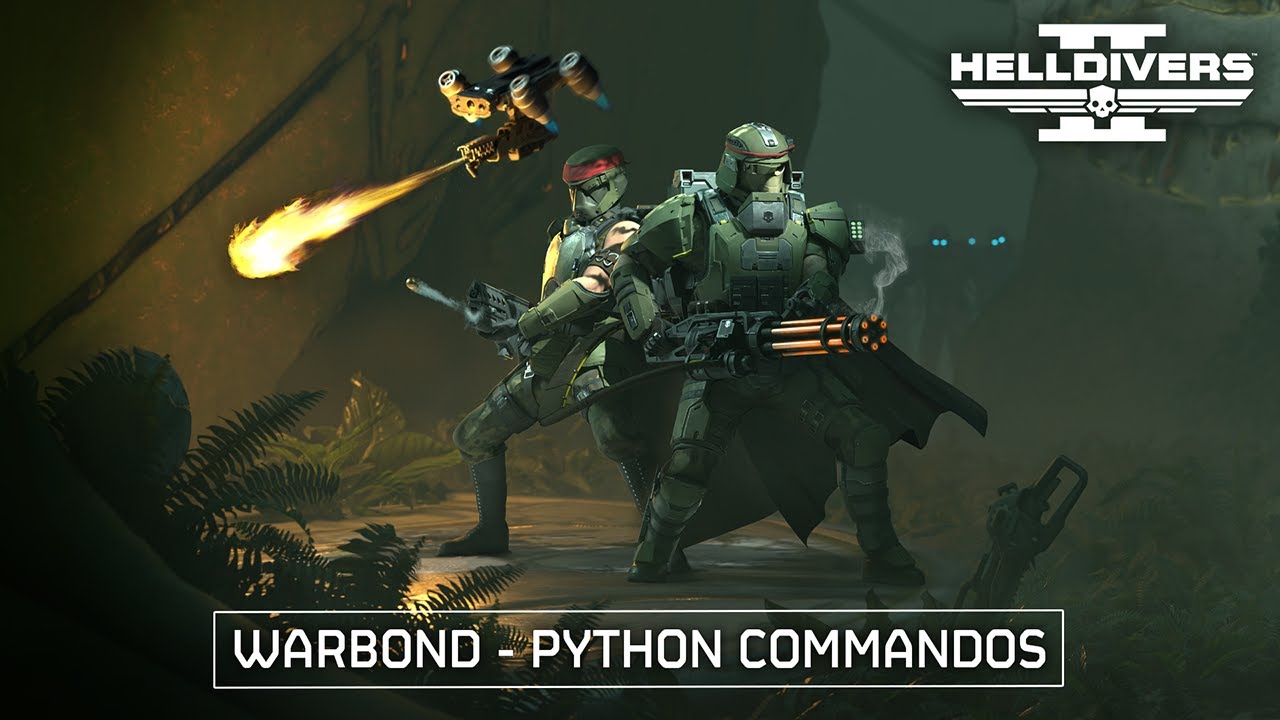Helldivers 2: Python Commandos Warbond Trailer 🐍