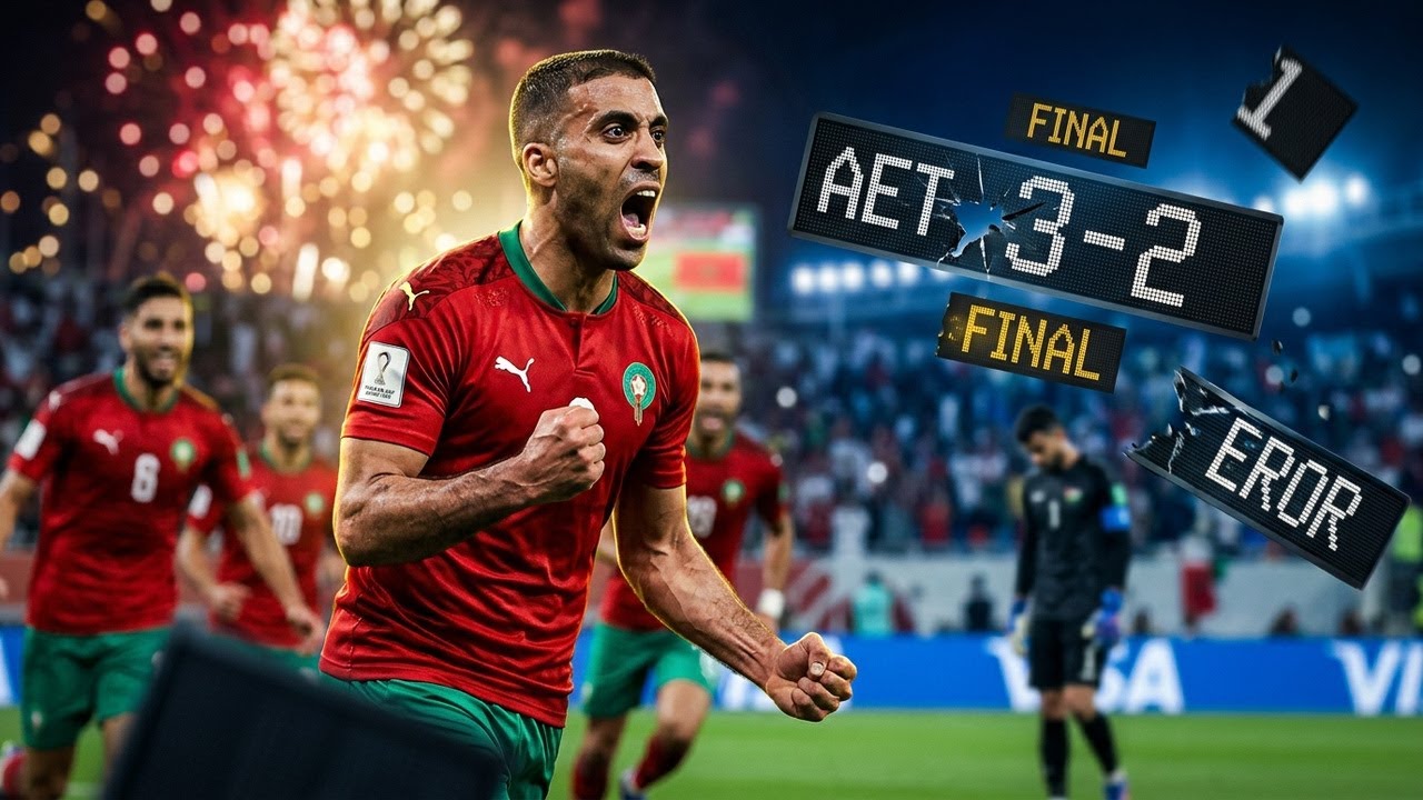 Hamdallah's Double Saves Morocco | Arab Cup Final Drama vs Jordan