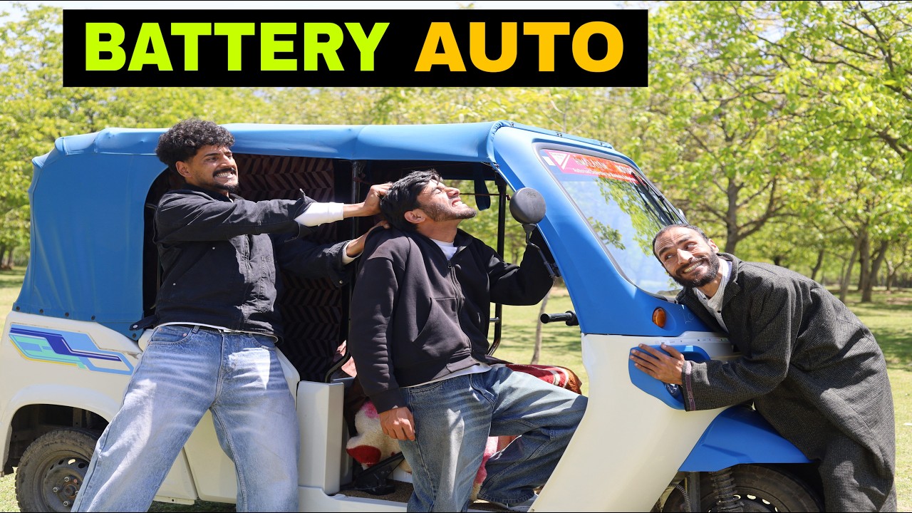 Kashmiri Funny Battery Auto Drama 🚗