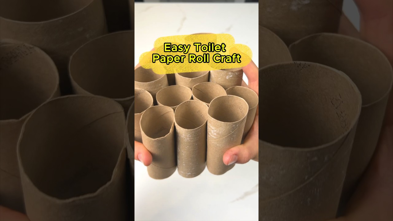 Don’t throw away your toilet paper roll!😱 #craft