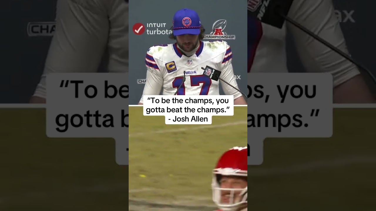 Josh Allen Breaks Down Heartbreaking AFC Championship Loss to Chiefs 🏈