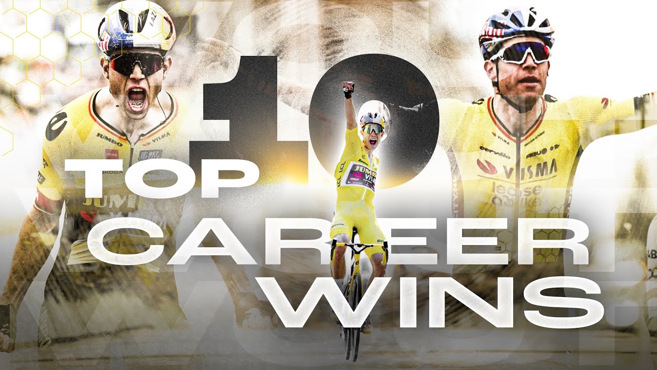 Wout van Aert's Top 10 Career Wins 🏆 (Out of 50!)