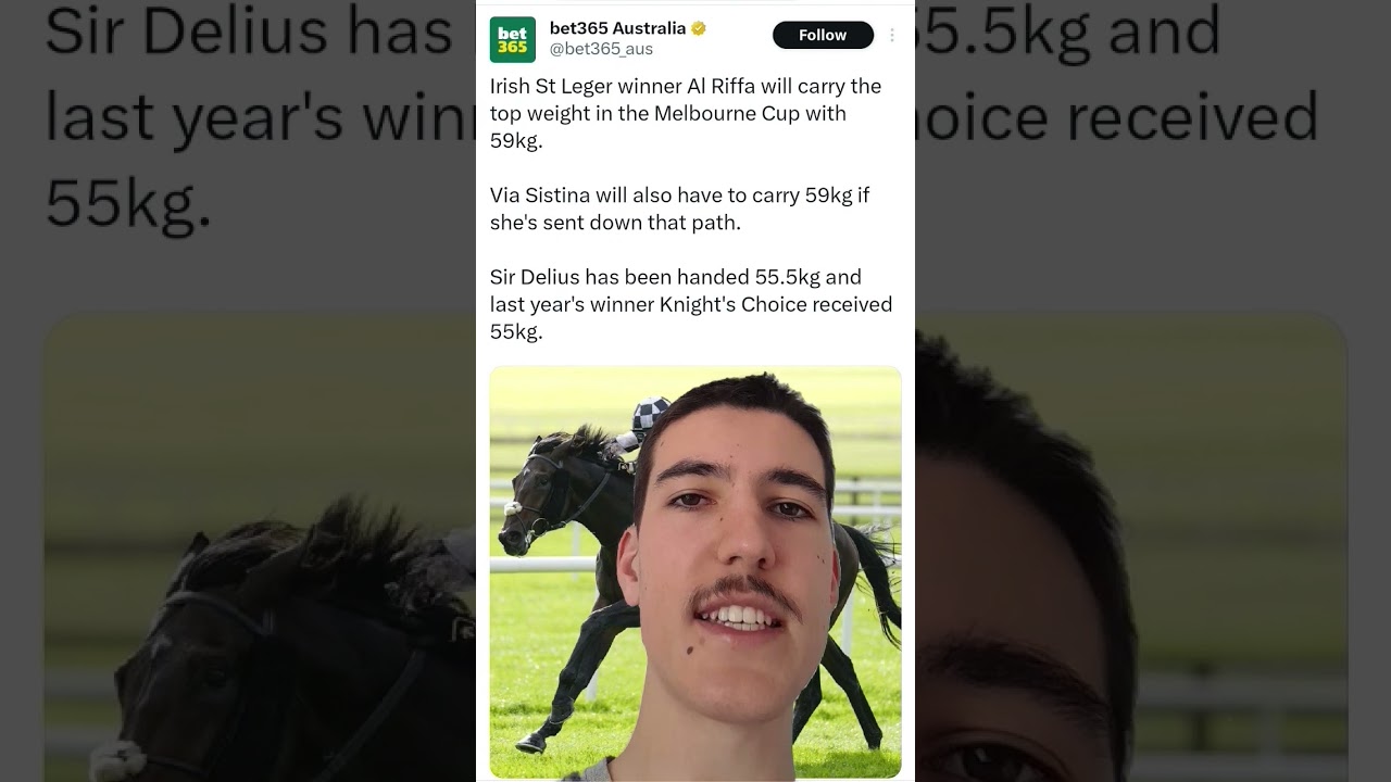 Melbourne Cup 2025 Weights Announced 🏆 - Who’s the Favorite?