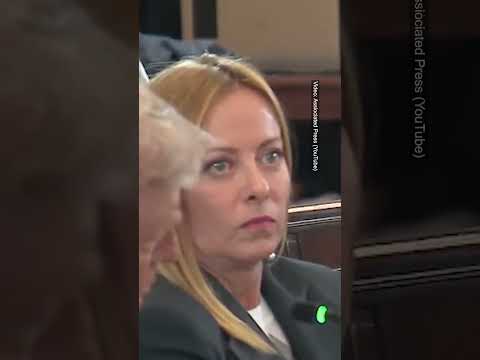 DZIWNE ZACHOWANIE MELONI NA SPOTKANIU Z TRUMPEM