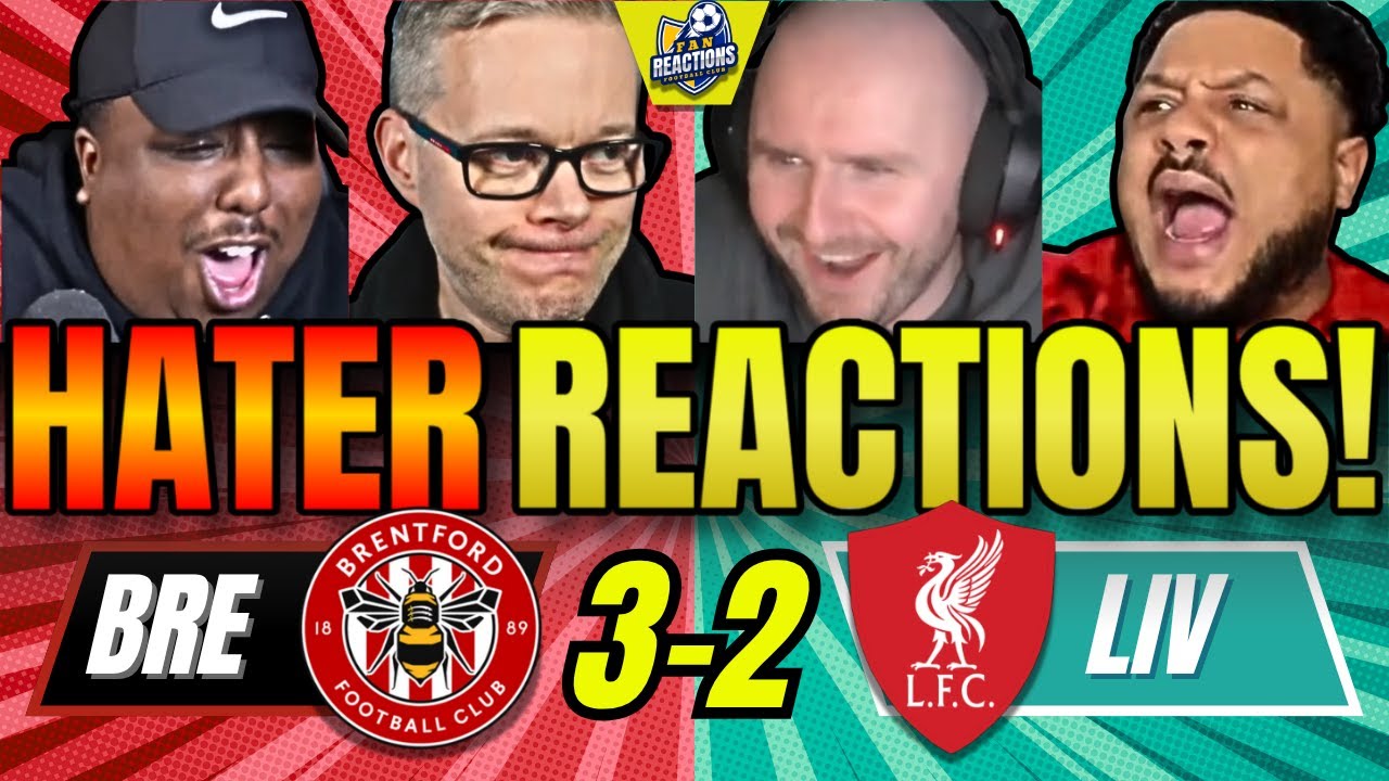 Rival Fans & Haters React to Brentford's Stunning 3-2 Win Over Liverpool ⚽