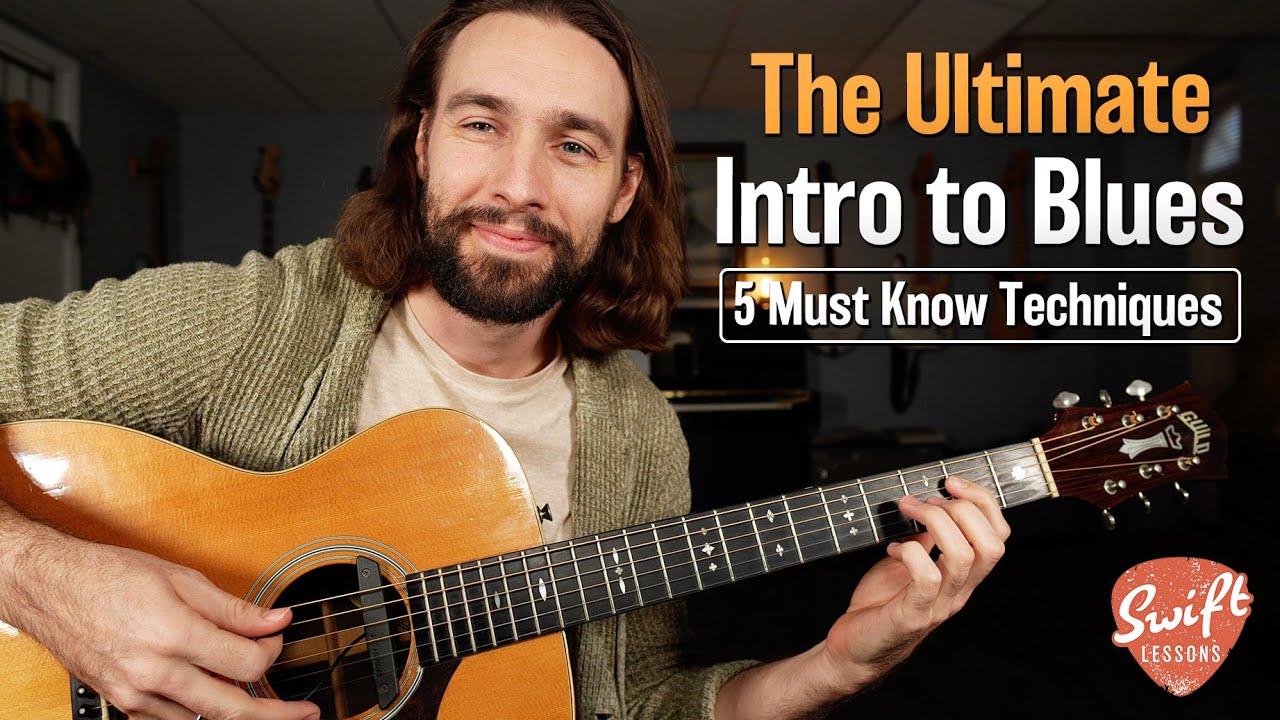 Ultimate Beginner Blues Guitar Lesson - Top 5 Techniques!