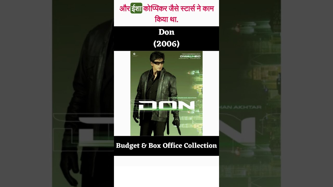 Don 2006 Don (2006) Budget and Box Office Performance | Hit or Flop Analysis | #shorts