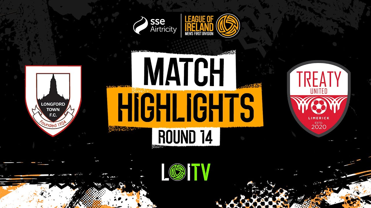 Treaty United Dominates Longford Town 3-0 | SSE Airtricity Men’s First Division Round 14 ⚽