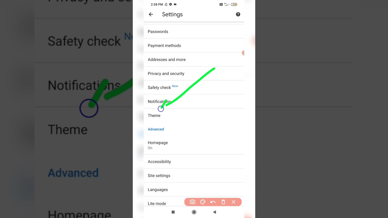 Change Google Chrome Mobile Theme Easily 🔧