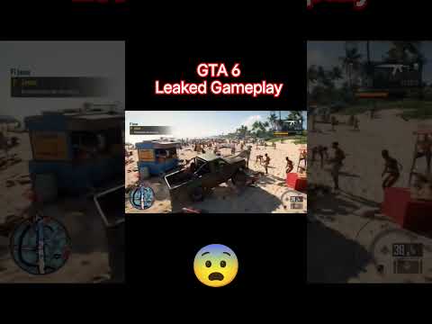Gta 6 Beach Gameplay 😨 #gta6