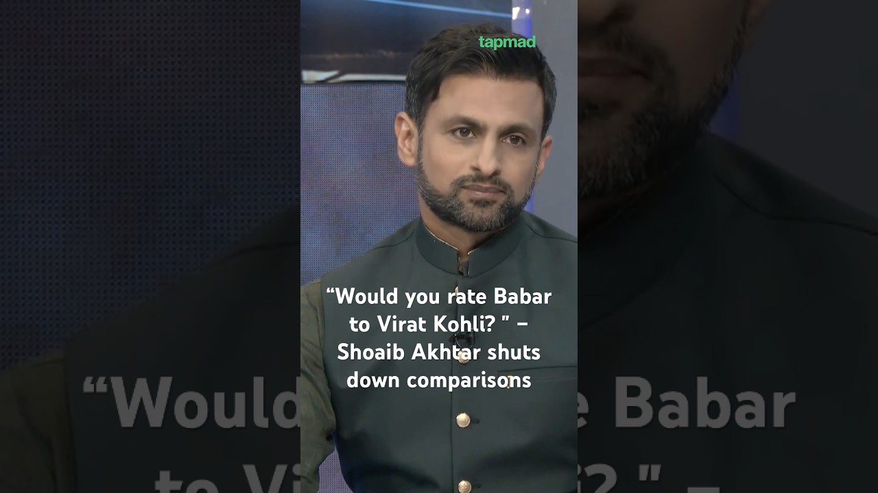 Shoaib Akhtar Reacts to Babar Azam vs. Virat Kohli Comparisons 🏏