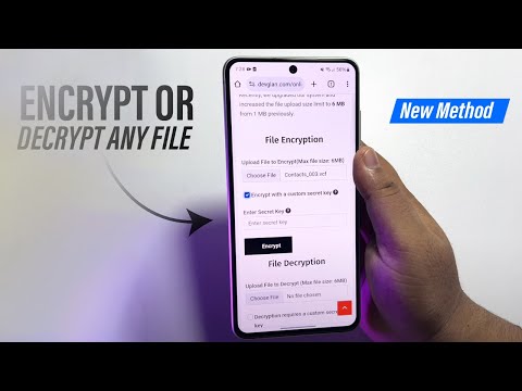 How to Encrypt or Decrypt File on mobile | Full Guide