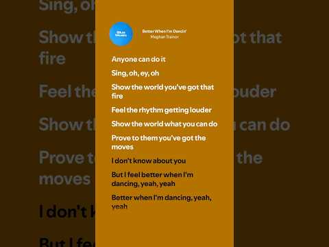 Better When I’m Dancin’ - Meghan Trainor (Lyrics)