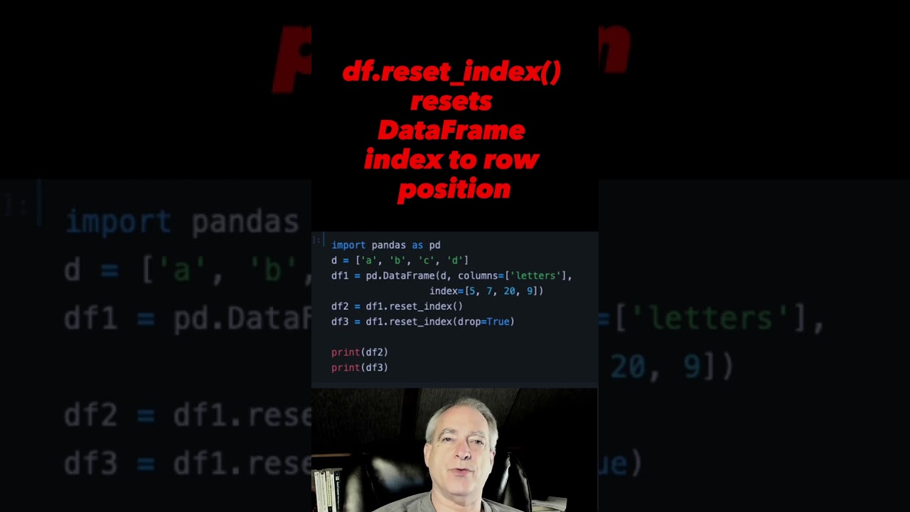 Effortless Pandas DataFrame Index Resetting 🐼 | 2 Simple Methods