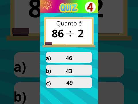 Quiz de Matemática - Teste Seus Conhecimentos #quiz #matemática #shorts