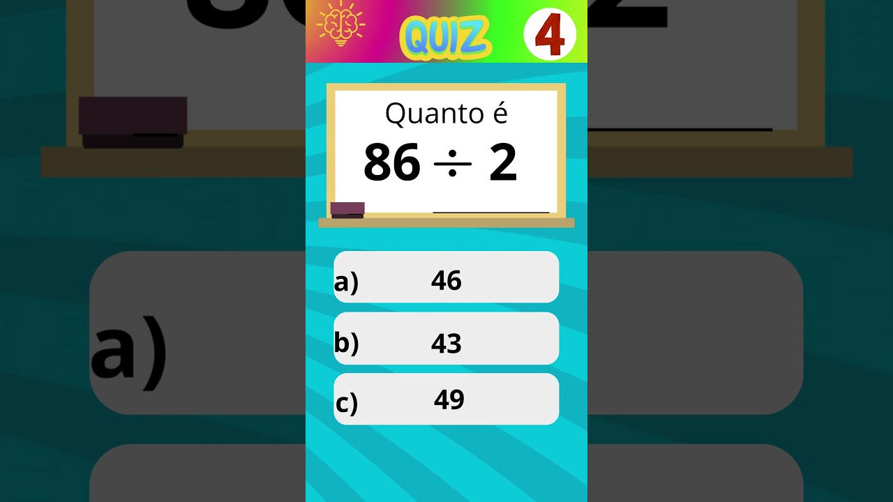 Desafie Sua Mente com Nosso Quiz de Matemática! 🧠