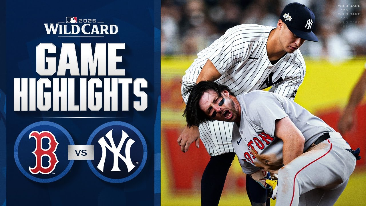 Red Sox vs. Yankees AL Wild Card Game 1 Highlights | Epic Showdown (9/30/25) ⚾️