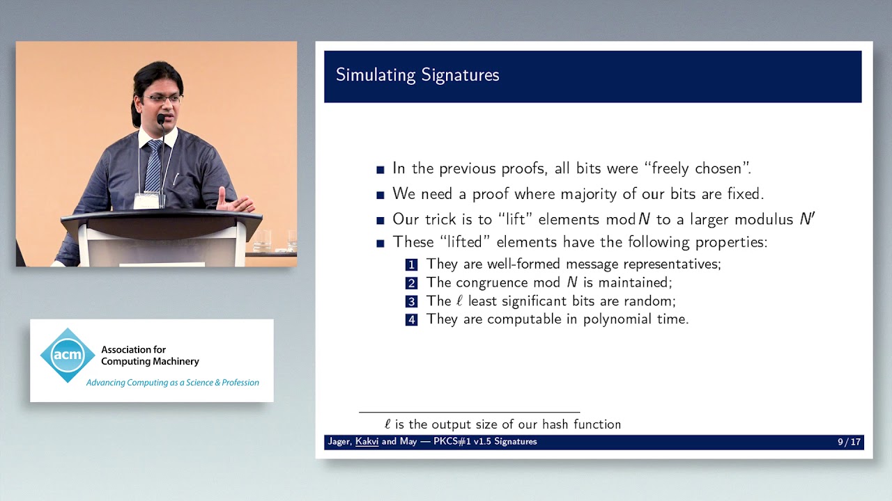 Security Proof for RSA-PKCS#1 v1.5 Signatures 🔐