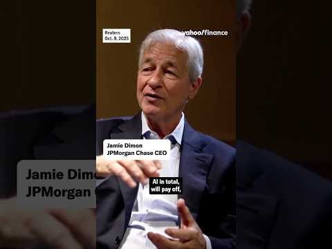 "AI is real," JPMorgan Chase CEO Jamie Dimon says.