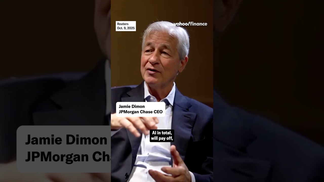 JPMorgan CEO Jamie Dimon Confirms AI Is Real 🤖