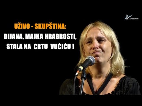 Uživo - Skupština:  Dijana Hrka štrajkuje glađu, Vučić poslao jake policijske snage da je ućutkaju