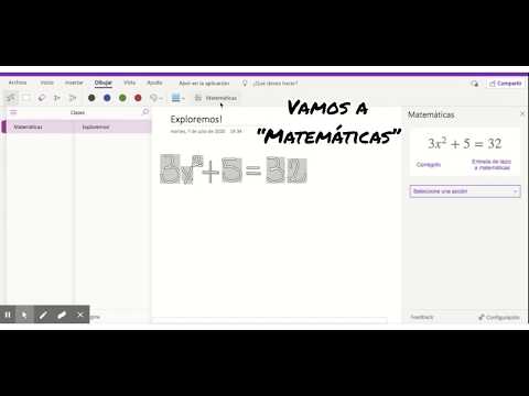 ¿Cómo utilizar el Asistente de Matemáticas en OneNote?