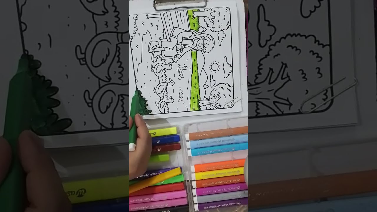 Ayesha Gull Live: Garden Bench Coloring 🎨