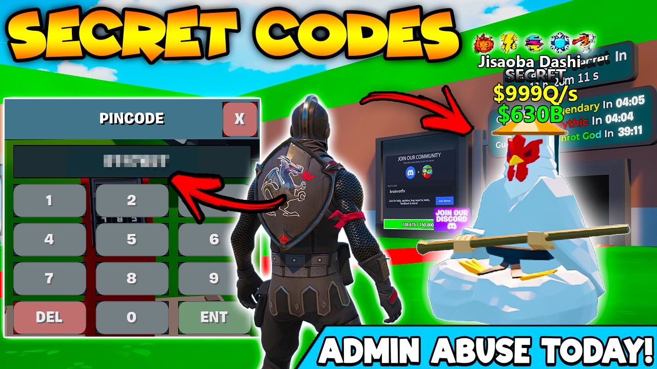 Rare Brainrots Secret Codes for Fortnite 🔑