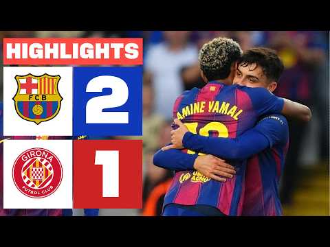 FC BARCELONA 2 - 1 GIRONA FC | RESUMEN LALIGA EA SPORTS